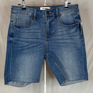 Vigoss Marley Bermuda Shorts Size 27 Medium Wash Denim NWT